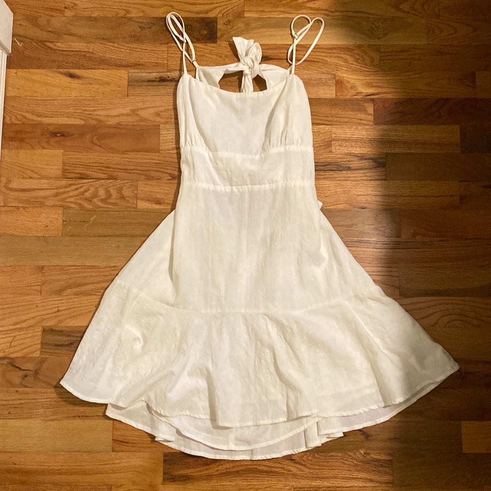 White sun dress